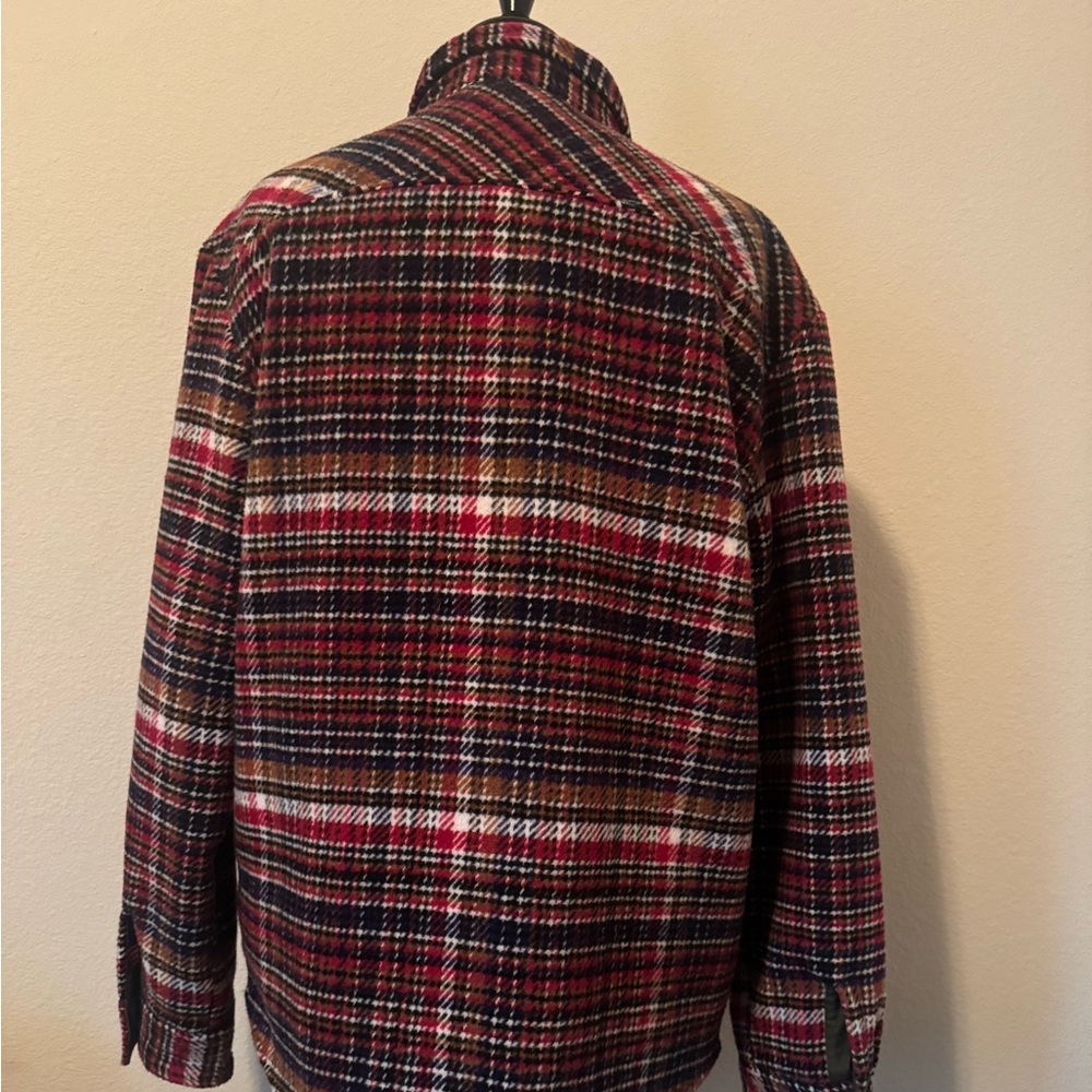 Scotch & Soda Red & Blue Wool Jacket Medium - Picture 5 of 10